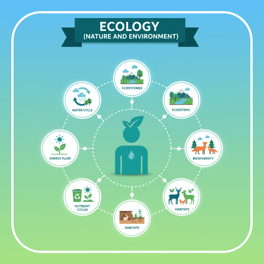 ECOLOGY NATURE AND ENVIRONMENT